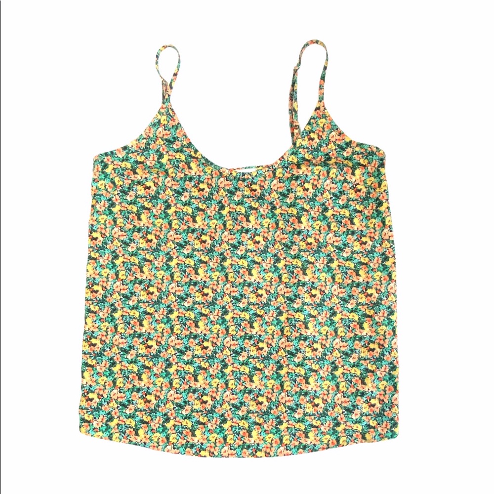 NEW Topshop Ditsy Floral Scoop Neck Cami Tank Top - Picture 5 of 12